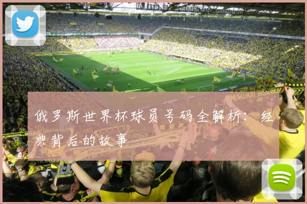 俄罗斯世界杯球员号码全解析：经典背后的故事